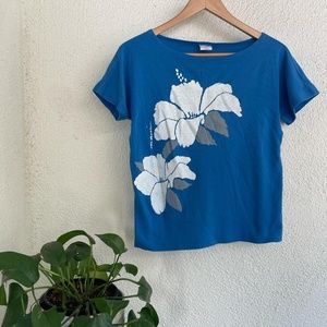 Vintage single stitch Maui Floral  shirt by Crazy Shirts
